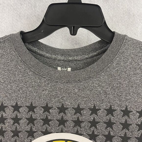 NBA Los Angeles Lakers T Shirt Mens Large Gray Lebron James #23 Jersey Tee - Picture 5 of 13